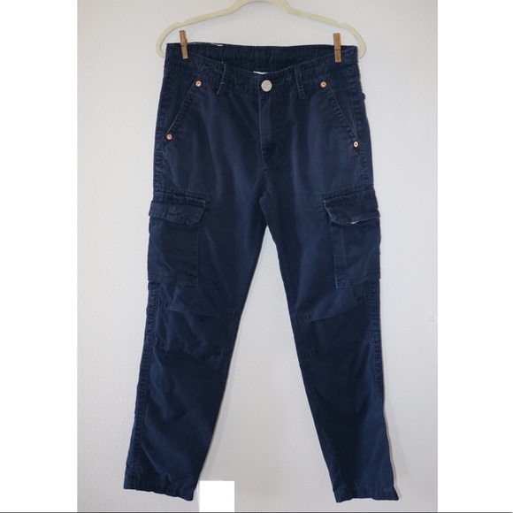 True Religion blue cargo pants